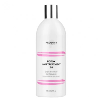 Глянцевый ботокс для волос PRODIVA Botox Hair Treatment 2.0 500 мл