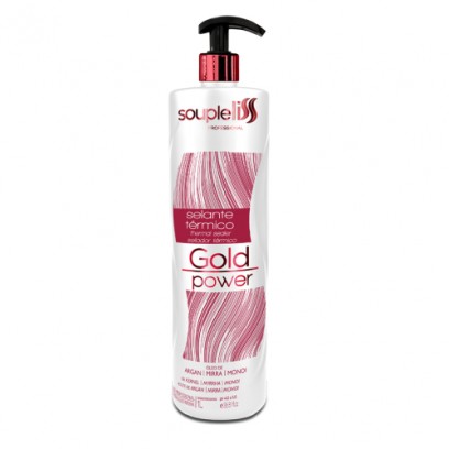 Кератиновый герметик SoupleLiss Gold Power, 1000 мл