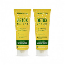 Шампунь + маска Happy Hair Detox Matcha комплект 250/250 мл (новый дизайн)